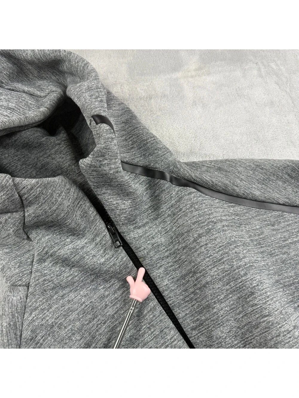 Adidas Z.N.E. Fast Release Full-zip Hoodie MenL Gray Performance Technical Sport